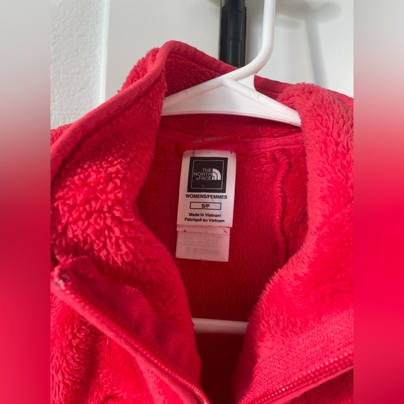 Pink/Red Fleece The North Face Vest Winter Vest Everyday Wear Vest size small - Picture 3 of 7